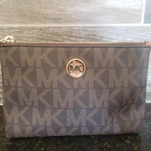 Michael Kors Signature Leather Pouch